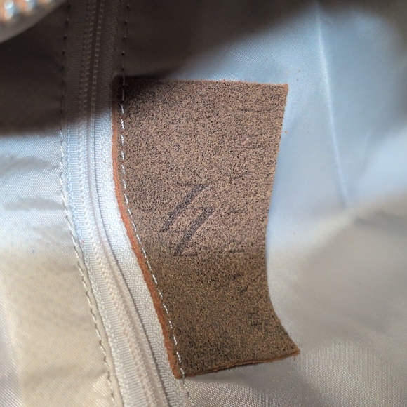 Nortani Brown Suede Leather Shoulder Bag, Convertible Hobo, NWT - Picture 8 of 10